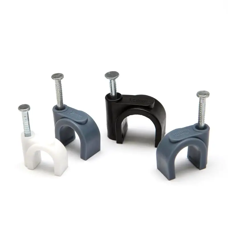 2.5MM Round Nylon Flat Square Cable Clips