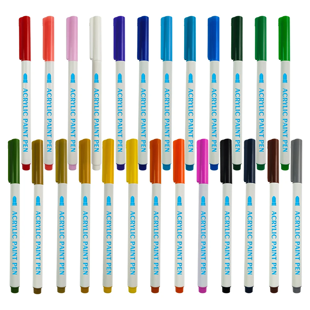 KHY 2023 USA Market Hot Sale Write Maker for Art Draw Car Toy Lettering Tip Eco Friendly Felt Children Color Acrylic Marker Pen