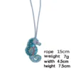 7 caballitos de mar azules