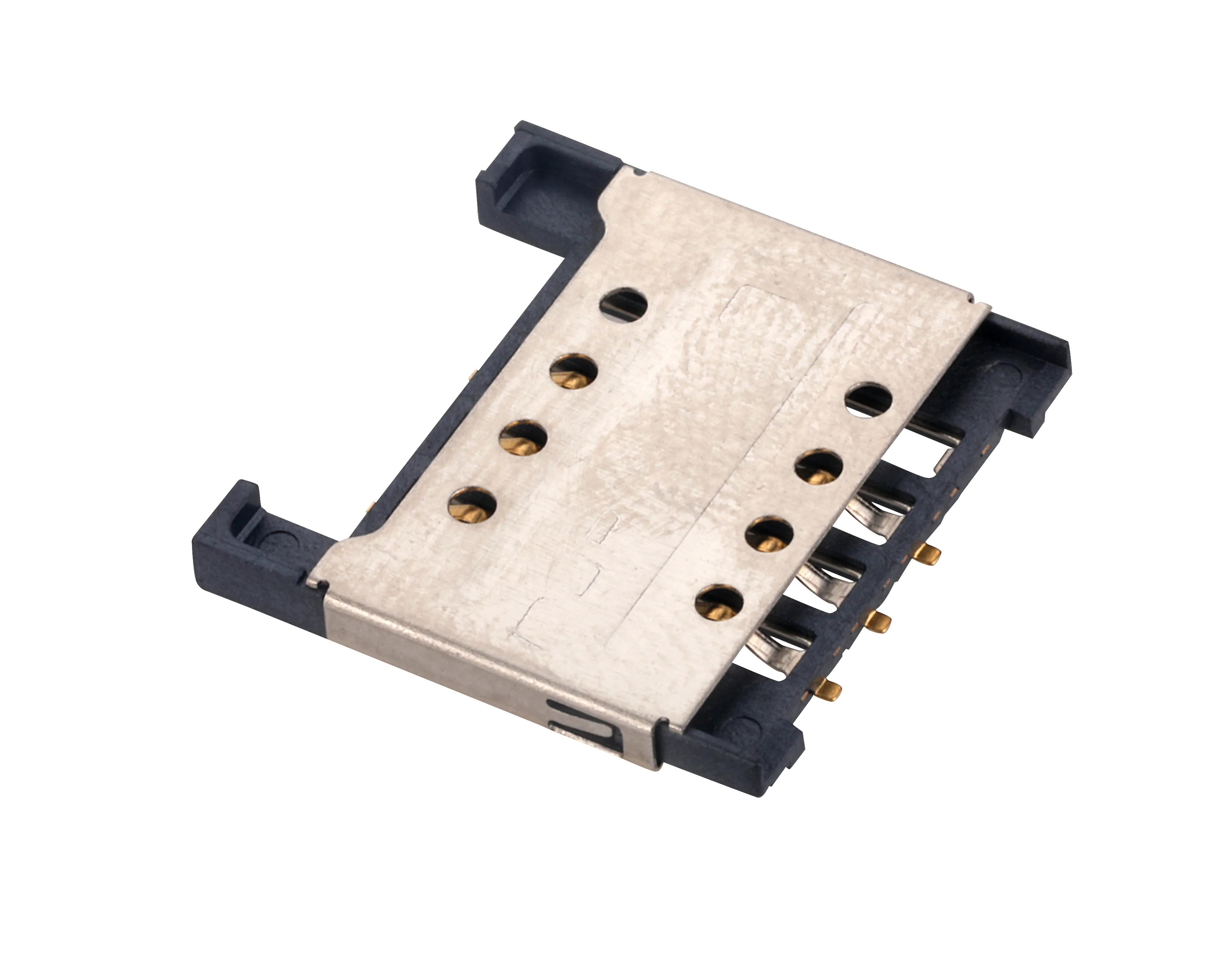 Soporte de tarjeta SIM tipo SMT de alta calidad, conector pcb