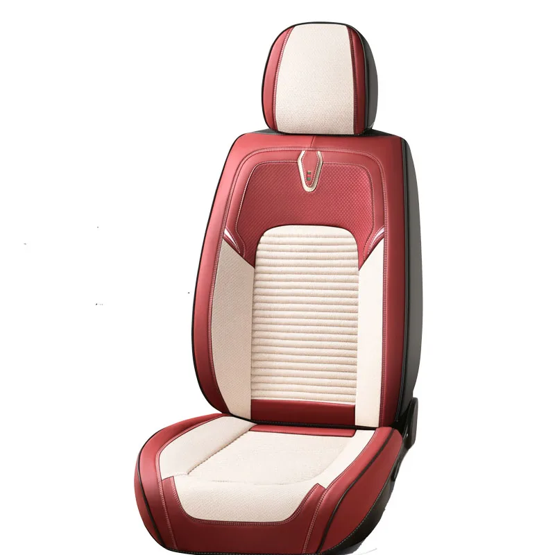 New Arrival Universal Breathable 5 Seats Protector Auto Waterproof Set Leather Waterproof Car