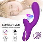 USA Warehouse Rabbit Vibrator Sex Toys For Women Clitoral Sucking Clit Clitoris Sucker Vacuum Dildo Vibrator Sex Toys For Woman