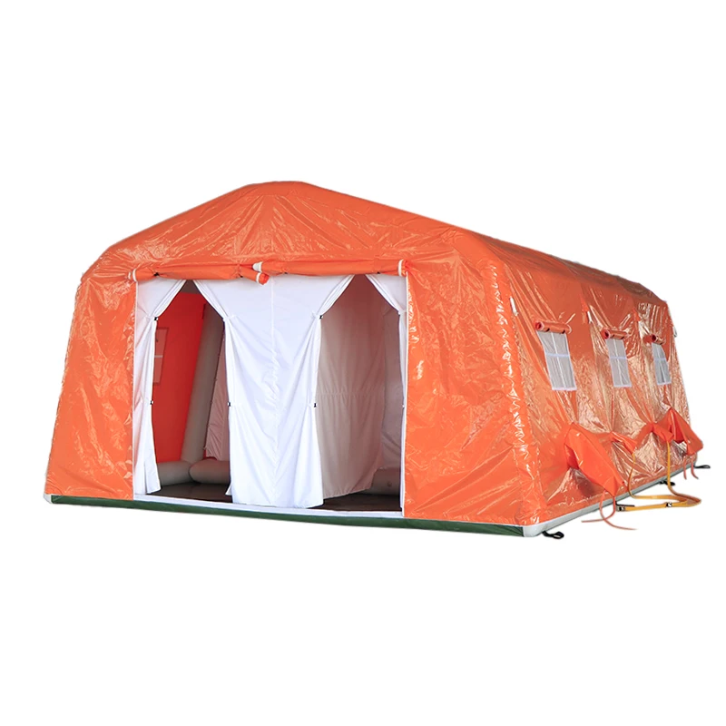 China Manufacture High Quality 30 SQM Decontamination Tent Outdoor Emergency Inflatable Showering Tent