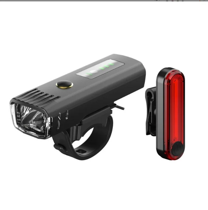 Superbsail New Hot Selling Bicycle Front Light And Rear Light Kits Led Flashlight Waterproof Rechargeable Cycling Accessories factory