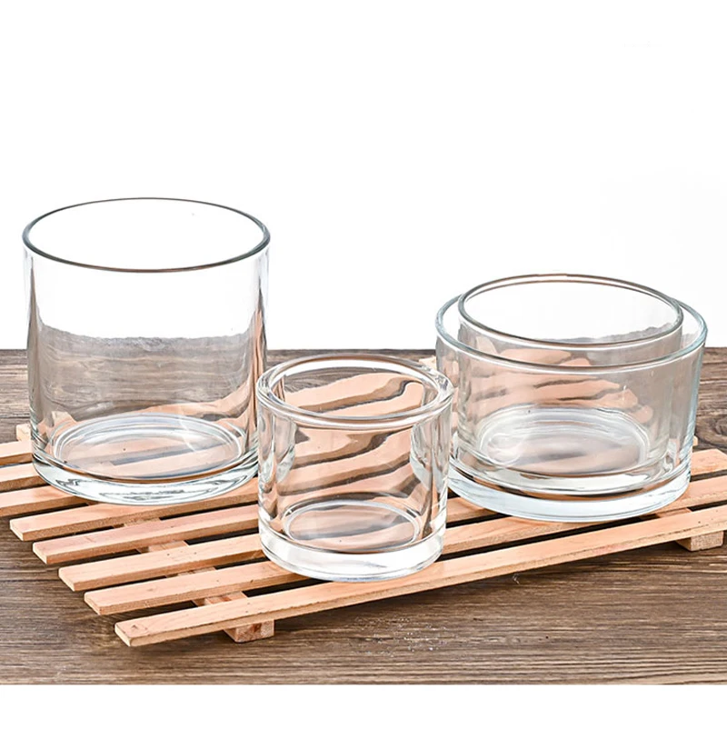 10oz 12oz Home Decor Modern Unique Empty Luxury Clear Custom Glass ...