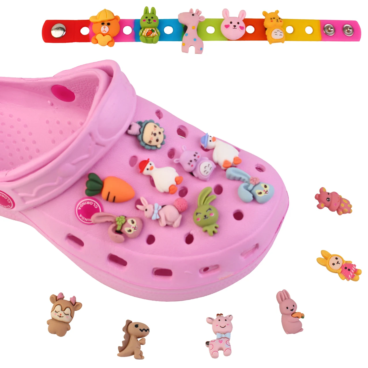 Cute Resin Baby Shoe Charms For Croc Accessories Shoes Women Croc