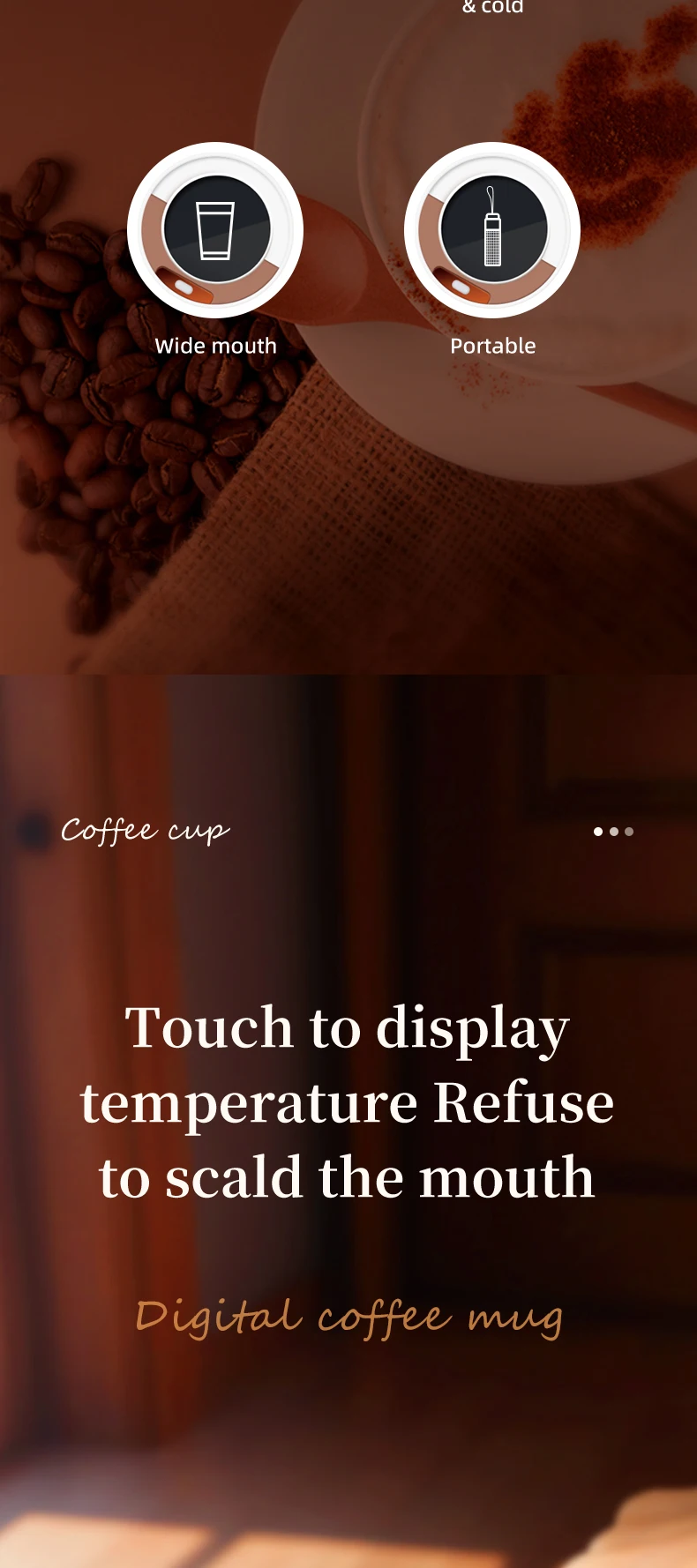 Xiaomi Qualitell B3 Coffee Cup Hot & Cold Insulation With Display description image 7
