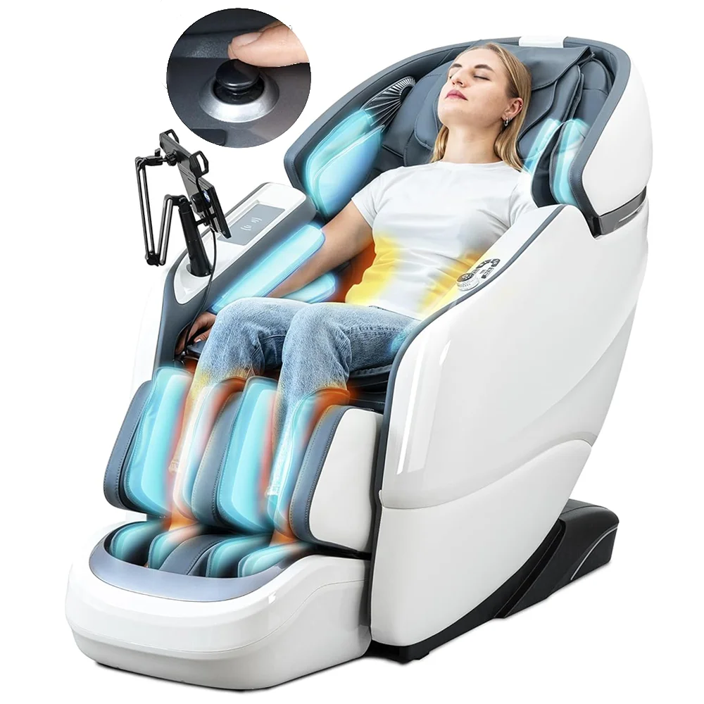 Massage Chair Xl Big Tall Long 4d Electrique Fauteuil De Massage Professionnel Pour Pedicure 2024 for Body
