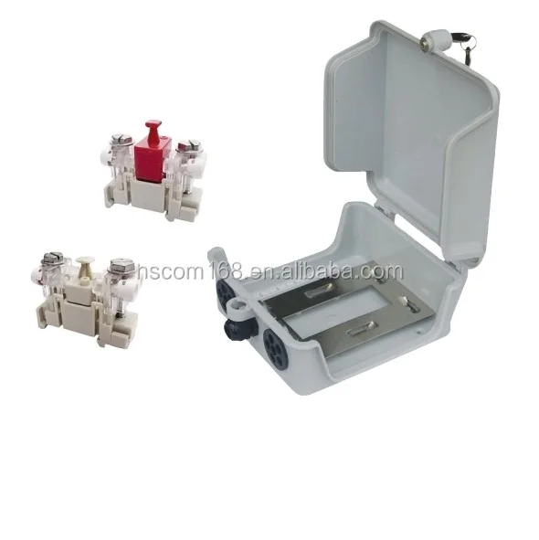 High Quality 10 pairs STB or LSA 10 pairs Krone for ABS Telephone Cable DP Box IP65 Waterproof Distribution Box