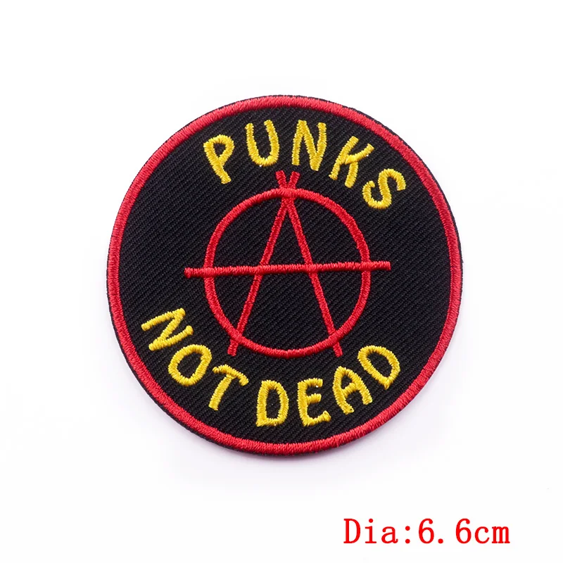 thumbnail image 2 of EmbTao Limited Edition Patch Embroidered Badge Biker Applique Fastener Hook And Loop 2 of 12