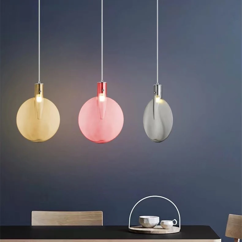 
Классический Стеклянный светодиодный подвесной светильник в скандинавском стиле 