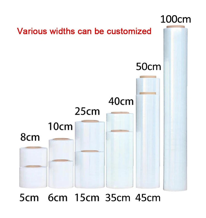 Yalan Pack Factory Price Pallet Plastic Soft Packaging Film Lldpe Casting Transparent Package Carton Stretch Film Moisture Proof