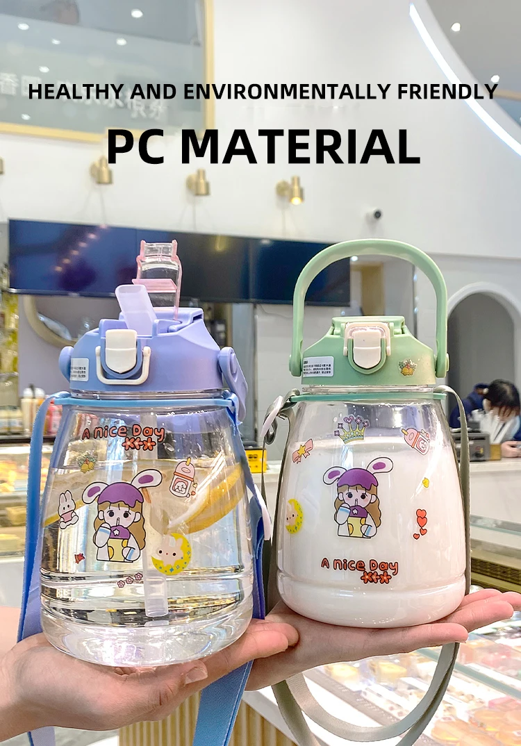 Wholesale Unique Products Cute 1300ml Cartoon Kawaii Water Cup For