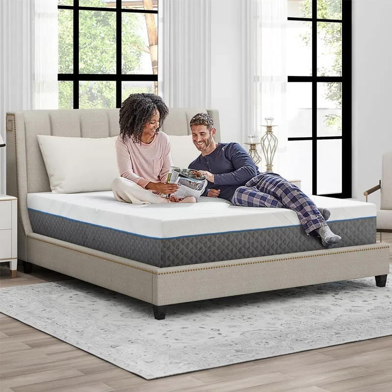 Wholesale Comfortable Tencel Fabric Anti-slip Bottom Washable Single Memory Foam Mattress Cover with Zipper