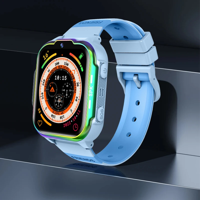 Children's Smart Watch Video Call GPS WIFI 4G Network SIM card LBS Android smart watch for kid