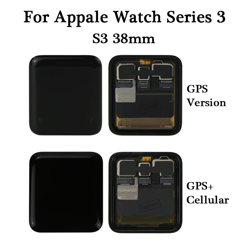 
Сенсорный ЖК-дисплей для Apple Watch Series 1 2 3 4 5, экран для iWatch GPS Service S1 S2 S3 S4 S5, 38 мм 40 мм 42 мм 44 мм 
