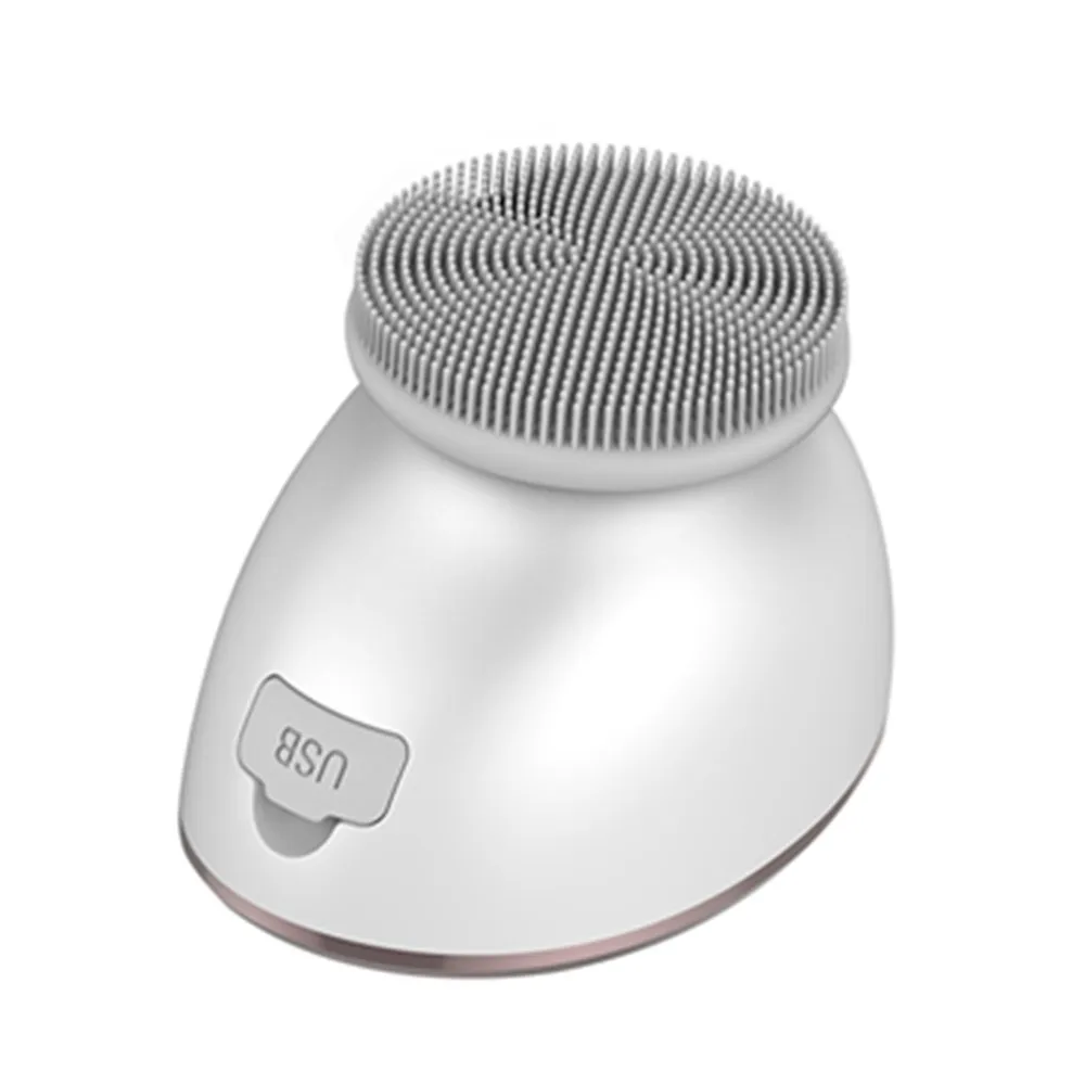 IFINE BEAUTY Multifunction 42 Degree Heating Sonic Vibration Silicone Facial Cleansing Brush for Woman