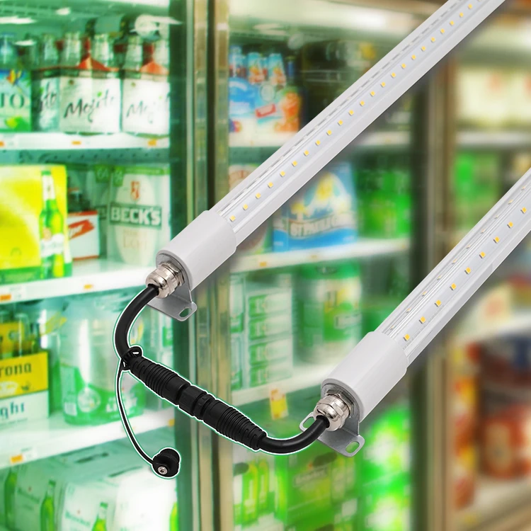 Reach in Freezer Room Led Visi Cooler Light 6 8 Feet ft T8 Tube V Shape Freezer Lights 20w 30w for Walk in Cooler Freezer