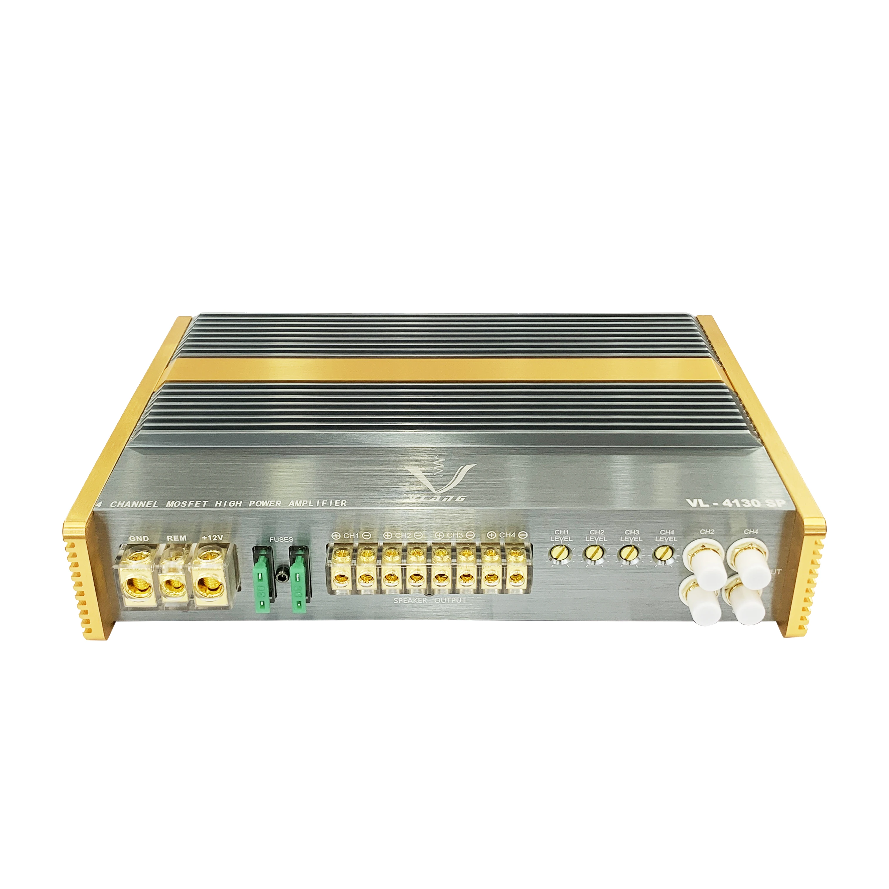 12V 4 Channel AB Class Power Amplifier for Car Audio