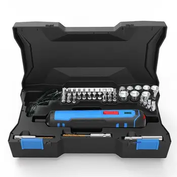 Multifunctional 45 pcs electric screwdriver electric batch charging type electric starter home tool set