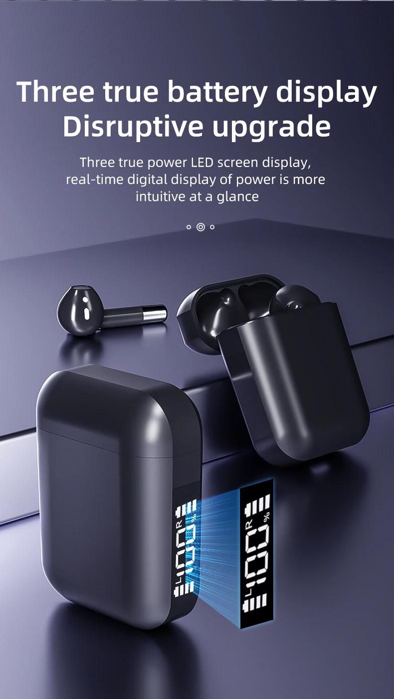 AP19 Игровые наушники, беспроводные наушники TWS, мини Bluetooth 5,0 наушники, Спортивная гарнитура с зарядным чехлом, наушники для геймеров