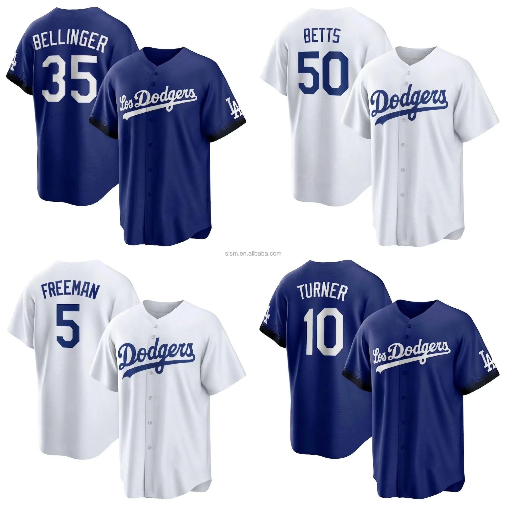 Wholesale Wholesale High Quality Embroidery Sublimated Dodgers Baseball  Jersey Uniform Sports Men Baseball Jerseys From m.