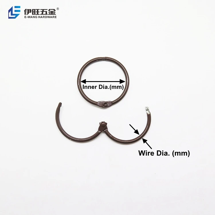 YIWANG цветные кольца для книг связывающие свободные скрапбукинга