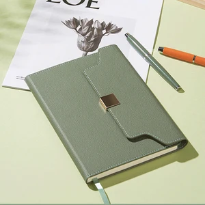 Custom Luxury A5 Hardcover Notebook Business Journal in PU Material for Graduation Promotion