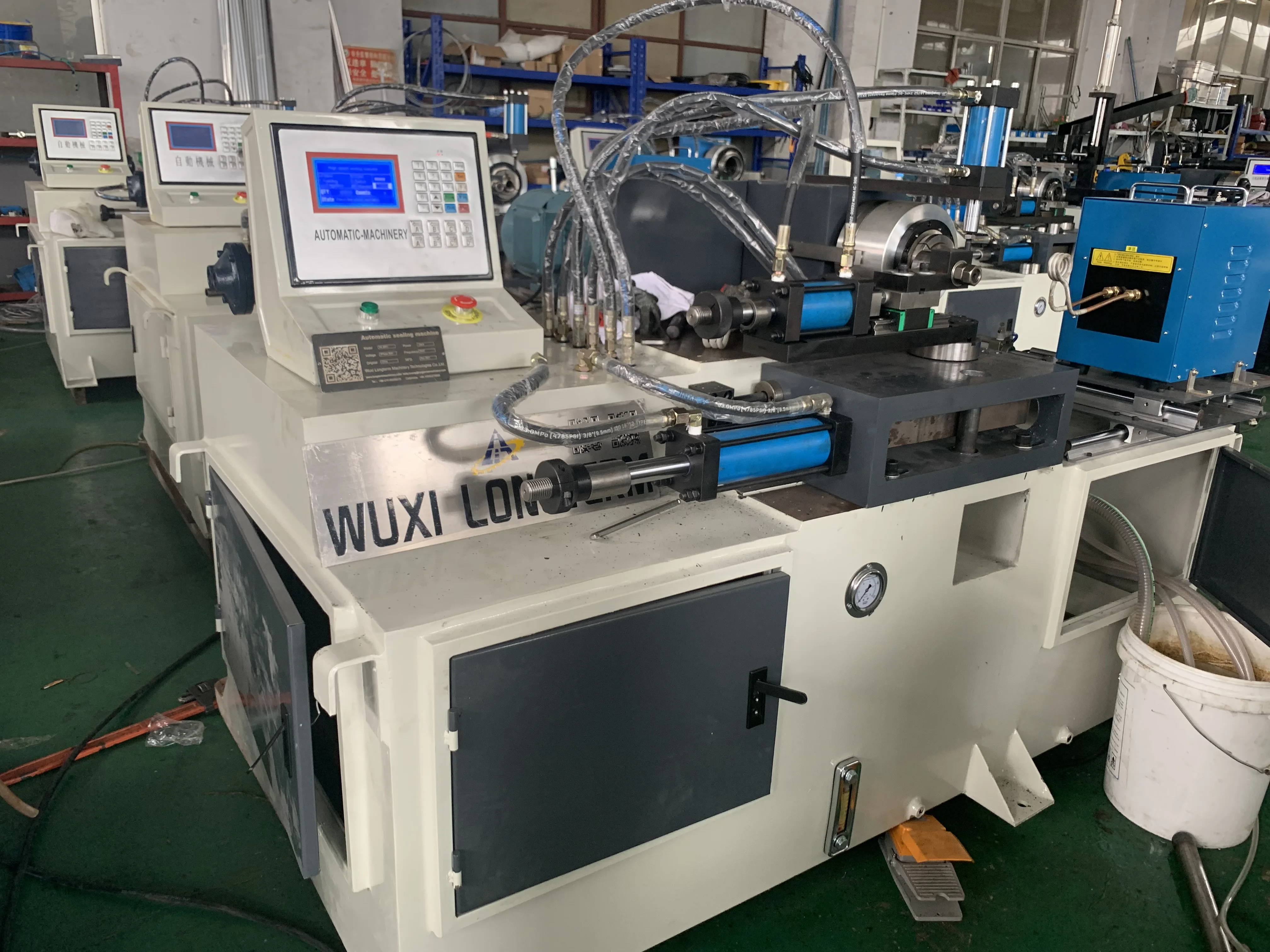 Iron pipe tube end sealing machine Metal sealing equipment Tube