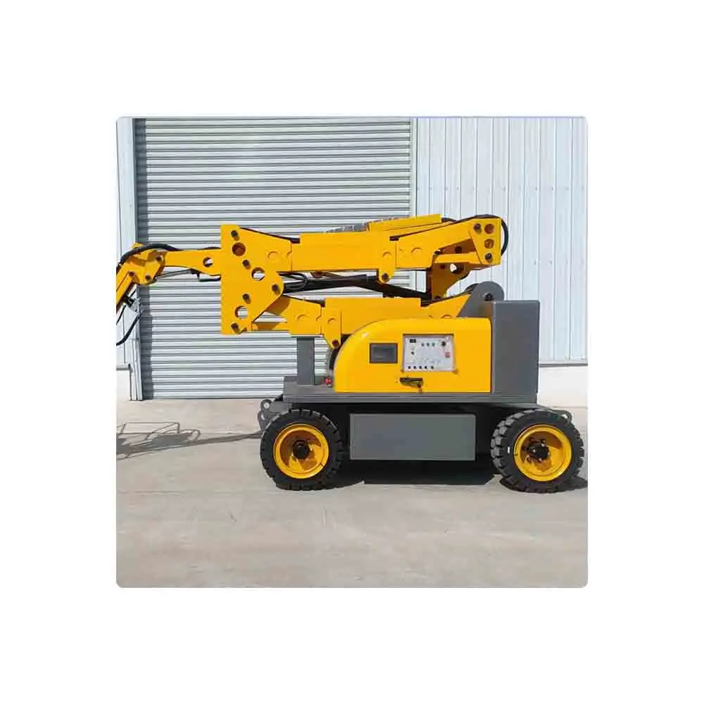 Curved arm aerial work vehicle Street lamp installation High-altitude lifting platform Aerial operation lifting equipment