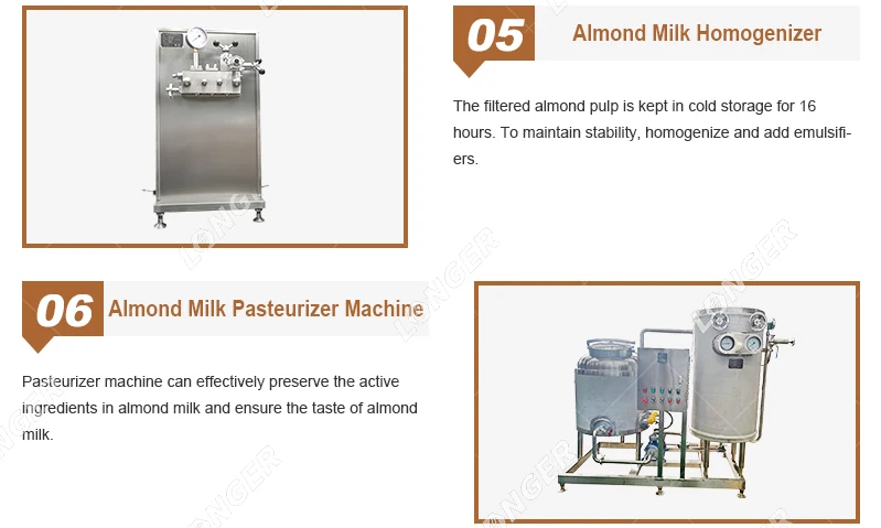 Automatic Nut Milk Extractor Machine Production Processing Plant Almond Milk Plant