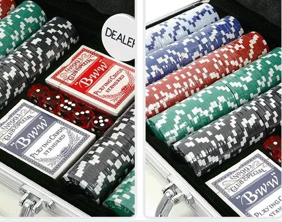 Экологичные фишки для покера профессиональные 1000 шт фишки для покера набор с алюминиевым чехлом