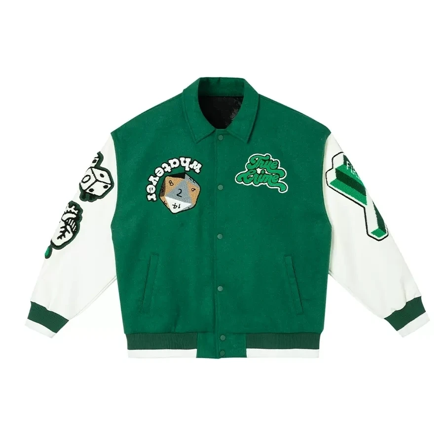 Source Custom Logo Streetwear Baseball Wool Varsity Jackets Chenille  Patches Letterman Custom Leather Varsity Jacket For Men on m.