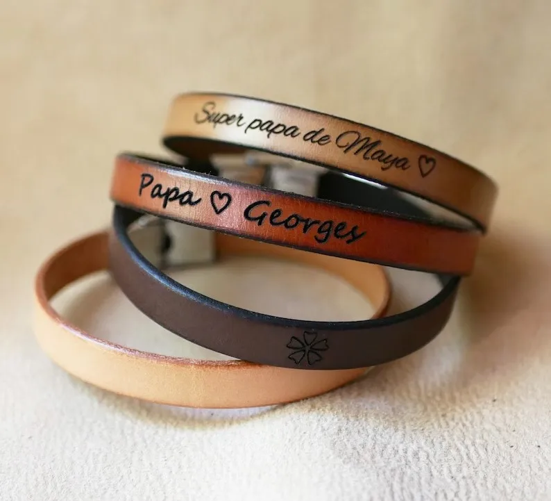 Bracelet en cuir et perles croisé multicouche - Les accessoires qui