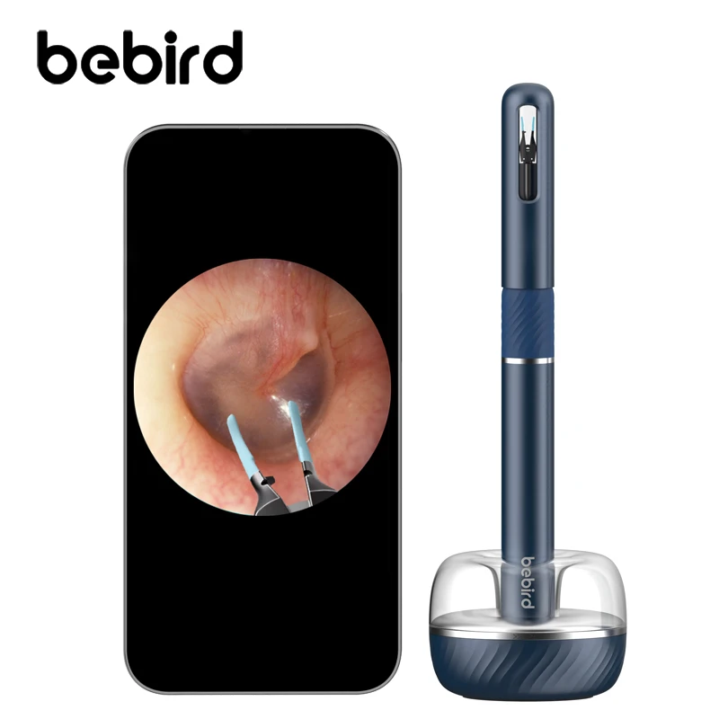 N5 Pro 10 Megapixels HD Camera Wireless Visual Ear Wax Removal Tool with Smartest Tweezers and 12pcs Tips Replacements Kit