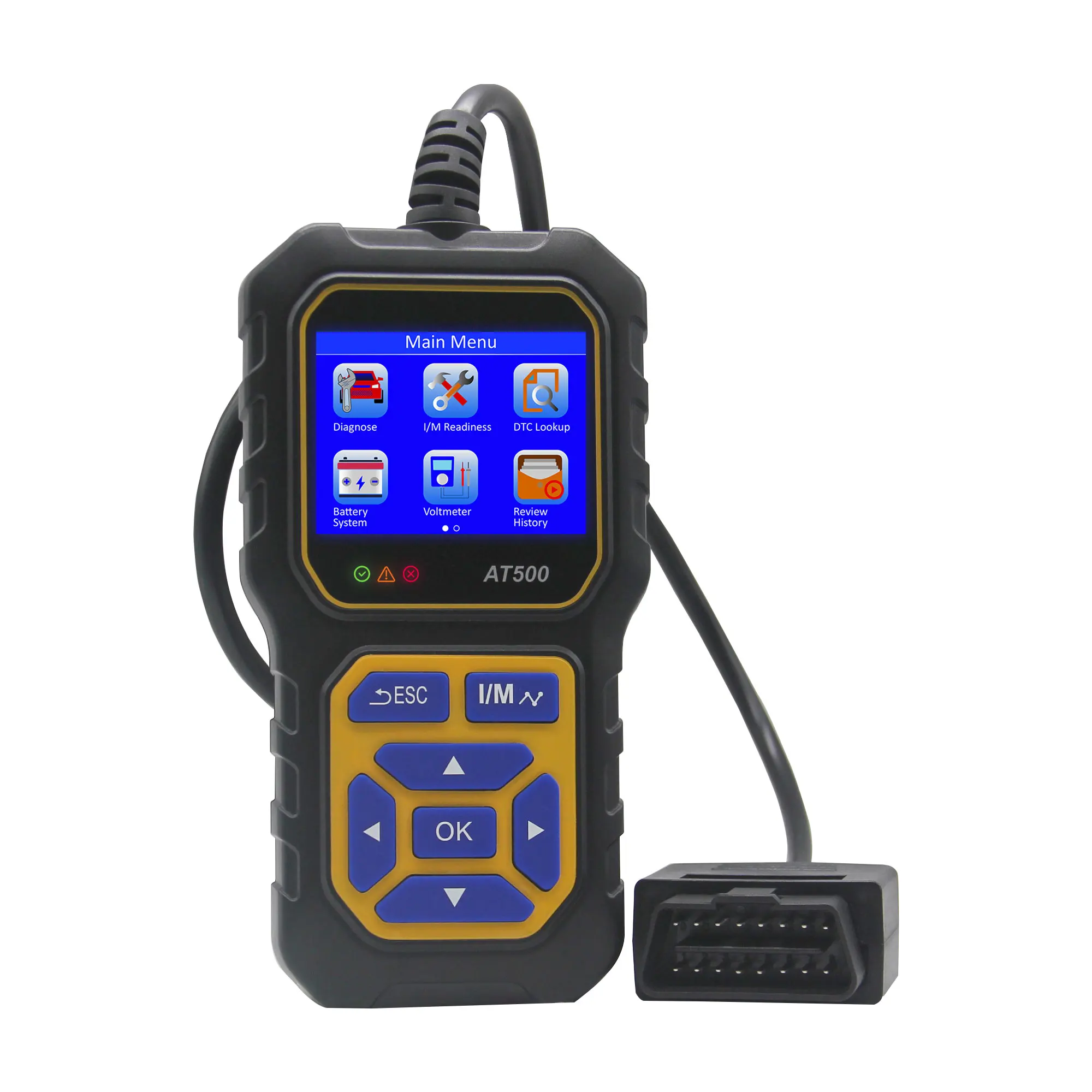 IKiKin AT500 Auto Car Code OBD2 Reader Tester Professional OBD2 Diagnostic Tool Scanner Code Reader