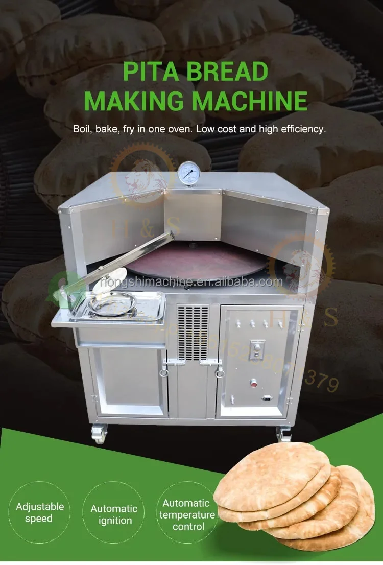 Commercial Stainless Steel Gas Automatic Pita Tortilla Oven/pita Bread