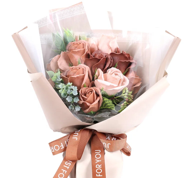 Flower soap roses gift box 50 pcs 50 pieces,Soap rose flower gift box,bath rose petal soap flowers box 2021