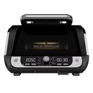 Kitchen Appliances Home Smart 6 Pcs Beef 12 in 1 Oil Free Fryer Observation Window Air Flyer Fryer Grill Electric Digital