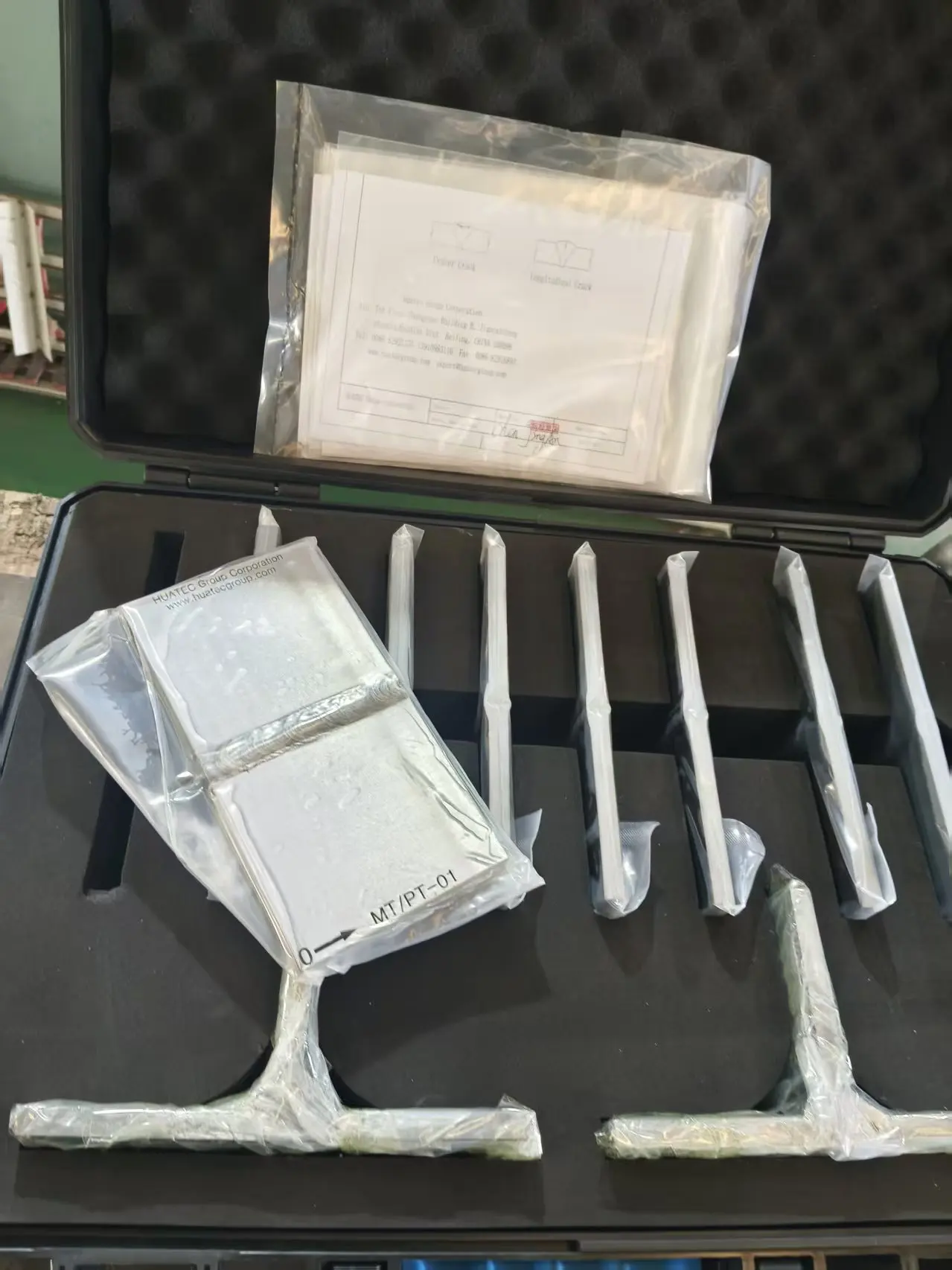 25 Defects Magnetic Particle/DYE Penetrant Standard Testing Kit MT/PT ...