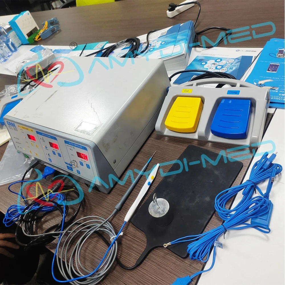 Hand Control Surgical Diathermy Electrode Cautery Pencil Monopolar Reusable Electrosurgical Cautery Pencil