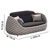 Three-person sofa