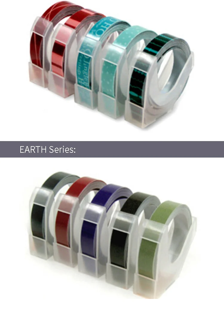 3d Plastic Labels Selfadhesive Waterproof Motex Refill Tape For