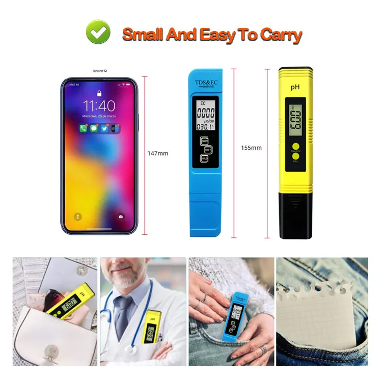 AZ86031 Digital Water Quality Meter Handheld PH/Conductivity/Salinity/Dissolved Oxygen/Temperature Testing Device Aquaculture