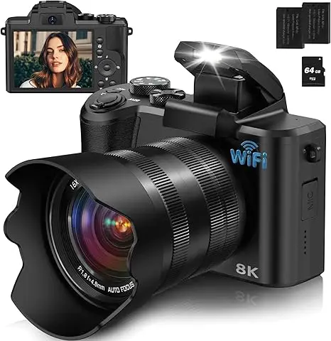 SONIDA 8K Professional WiFi Vlogging Camera for Photography - Dual