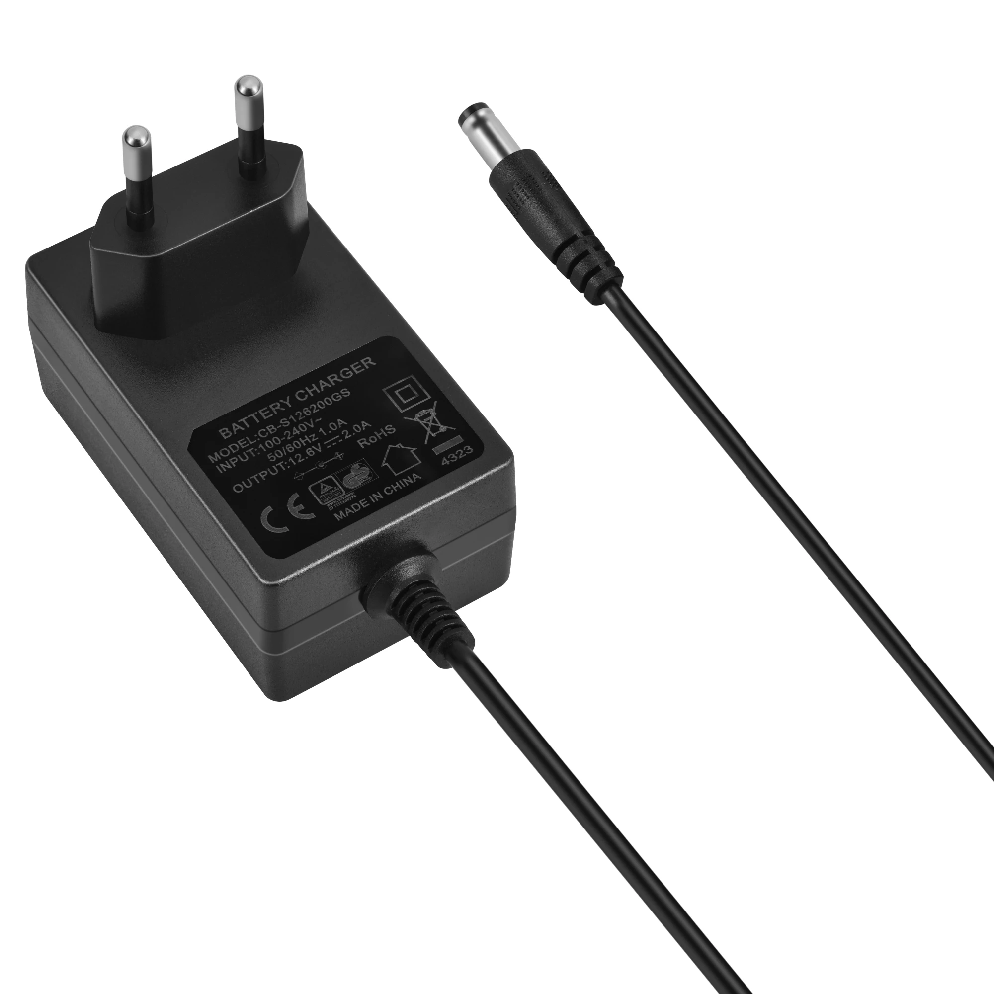 Universal 16.8V 1A Li-ion Battery Charger Adapter - Multi-Voltage AC Charger With US Plug