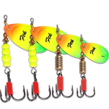 Cheery New Design Metal Spinner Bait 4g-19g Hard Spoon Durable Treble Hook for Ocean Bass Trout Saltwater Carp for Marlin Target – Metal Jig – view 4