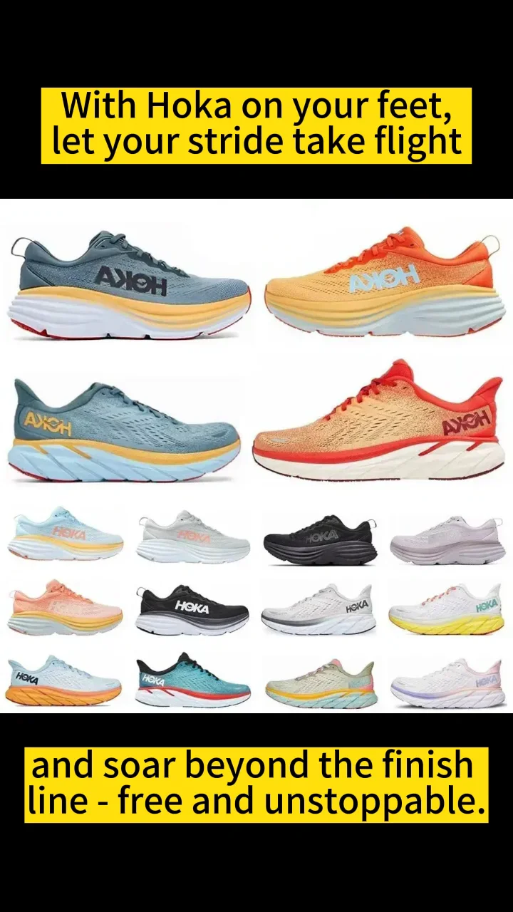 Topone Carbon Running Hokas Shoes Carbon Outdoor Men Women Bondi 8