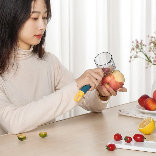 Buy Wholesale China Plastic Comfortable Handle Vegetable Fruit  Multifunctional Peeler With Transparent Storage & Vegetable & Fruit Peelers  at USD 0.69