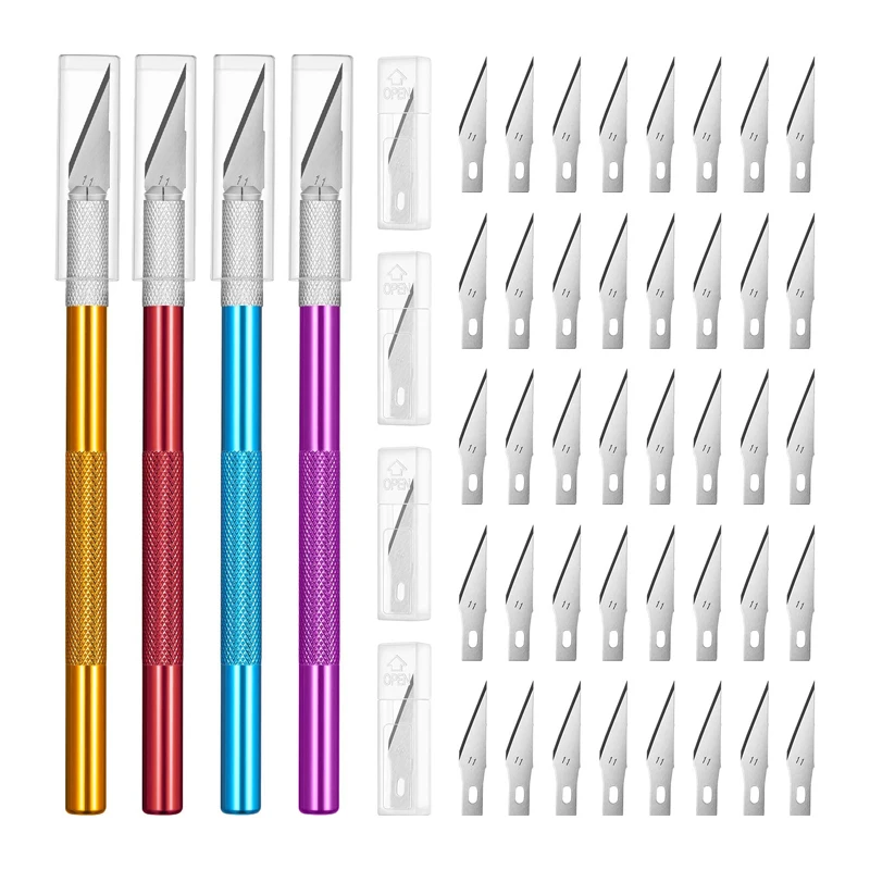 Multifunctional Precision Cake Carving Craft Knife With 5pcs Blades